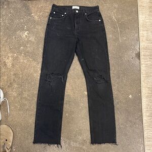 Agolde Cherie High Rise Straight Jeans